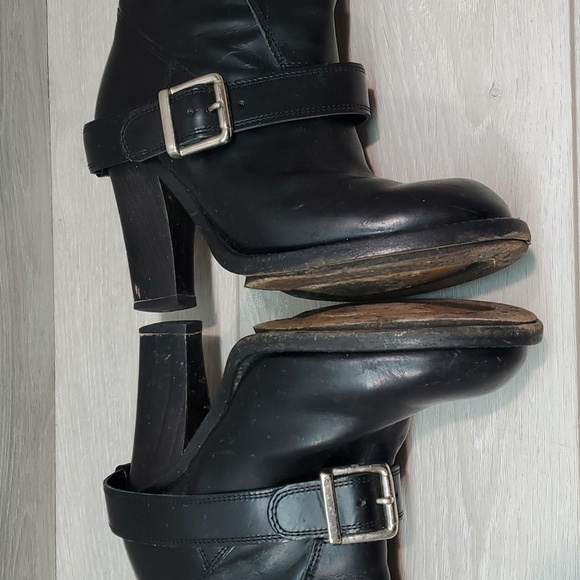 Chloé Womens Tall Riding Leather Heels Boots shoes sz EUR 38/8 - Picture 11 of 16